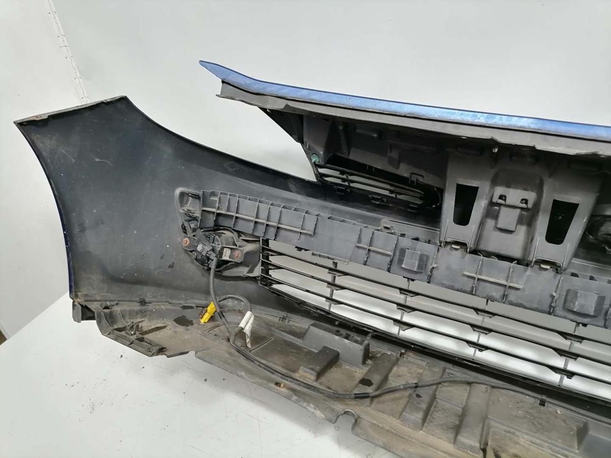 Renault Clio 3 original Stoßstange Stoßfänger vorn NV432 Monaco Blau BJ05